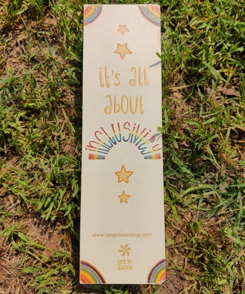 Its all about inclusivity bookmark